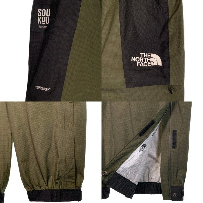 THE NORTH FACE ノースフェイス 24SS UNDERCOVER アンダーカバー Hike Utility Shell Pant  ハイクユーティリティシェルパンツ グリーン ブラック NB02403UC Size L 福生店