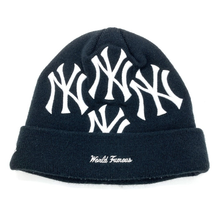 Supreme シュプリーム 21FW Yankees New Era Box Logo Beanie ニューヨークヤンキース ニューエラ ボックスロゴ ビーニー ブラック 瑞穂店