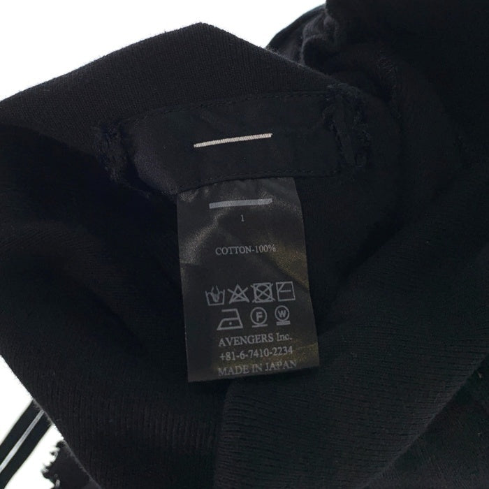 MINUS マイナス Destroy Twist Easy Pants デストロイ ツイスト イージーパンツ ダメージ加工 ブラック Size 1 福生店