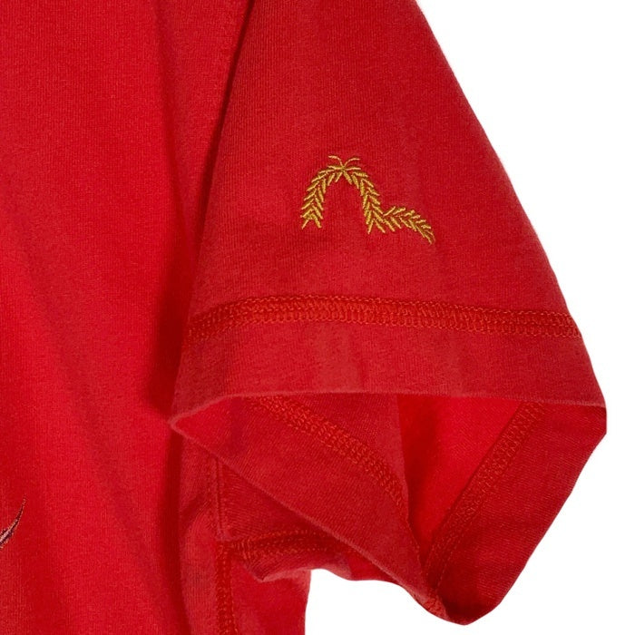 EVISU エヴィス 恵比寿様 プリント Tシャツ レッド Size 38 福生店