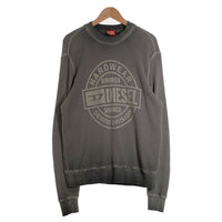 DIESEL ディーゼル S-GINAFY プリントサーマルカットソー ワッフル グレー ガーメントダイ A11253 Size L 福生店