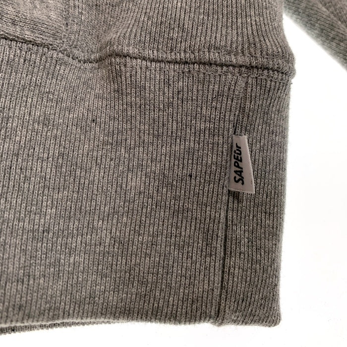 SAPEur サプール U OF S TIGER SWEAT タイガーバックプリント クルーネックスウェットトレーナー グレー Size XL 福生店
