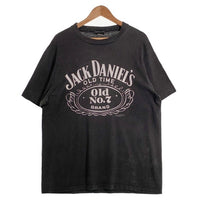 90's JACK DANIEL'S ジャックダニエル プリントTシャツ ブラック Size XL 福生店