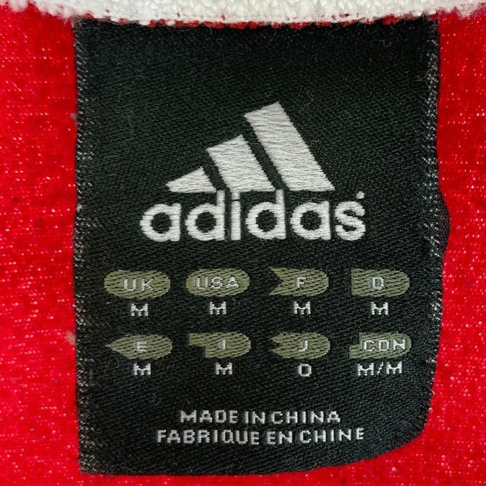 adidas アディダス ジャージ トラックジャケット  LIVERPOOL リヴァプール 3ライン 刺繍 レッド sizeO 瑞穂店