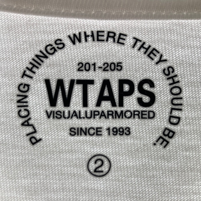 Wtaps ダブルタップス ロゴプリントTシャツ ホワイト size2 瑞穂店