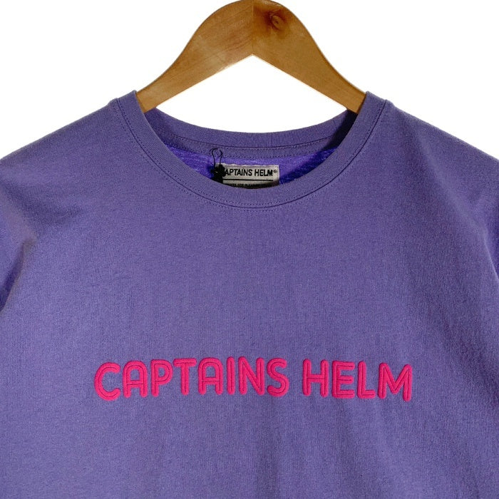 CAPTAINS HELM キャプテンズヘルム Under The Influence TEE 発砲プリント Tシャツ パープル CH22-SS-T13 Size M 福生店