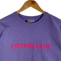 CAPTAINS HELM キャプテンズヘルム Under The Influence TEE 発砲プリント Tシャツ パープル CH22-SS-T13 Size M 福生店
