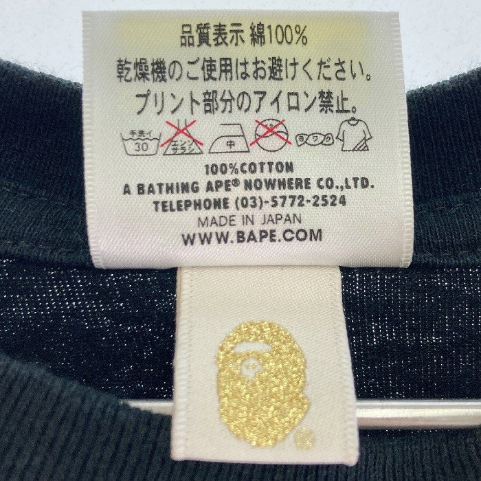 A BATHING APE アベイシングエイプ My Melody Baby Milo マイメロディxベビーマイロ Ｔシャツ ブラック sizeS 瑞穂店