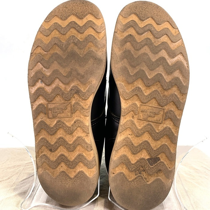 90`s Red Wing レッドウィング 8176 Irish Setter アイリッシュセッター モックトゥ ワークブーツ 刺繡羽タグ ブラック Size US 8E (26.0cm) 福生店