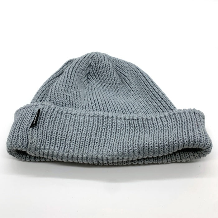 EVISEN SKATEBOARDS エビセン スケートボード LOGO BEANIE ロゴビーニー ニット帽 刺繡ロゴ グレー 福生店