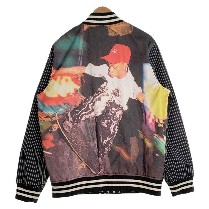 SUPREME 14SS COMME des GARCONS SHIRT Reversible Varsity Baseball Jacket Size XL