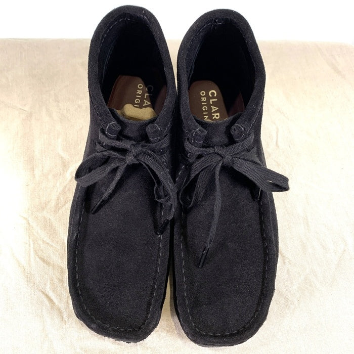 CLARKS クラークス Wallabee Boots ワラビーブーツ ブラックスウェード US8 1/2 (26.5cm) 福生店