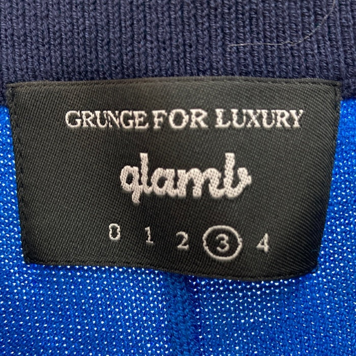 glamb グラム Roland knit pants ローランドニットパンツ ブルー GB17SM/P04 Size 3 瑞穂店