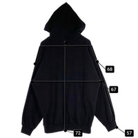 WTAPS ダブルタップス AW TEARY HOODY COTTON プルオーバー フーディー パーカー ブラック Size 04 福生店