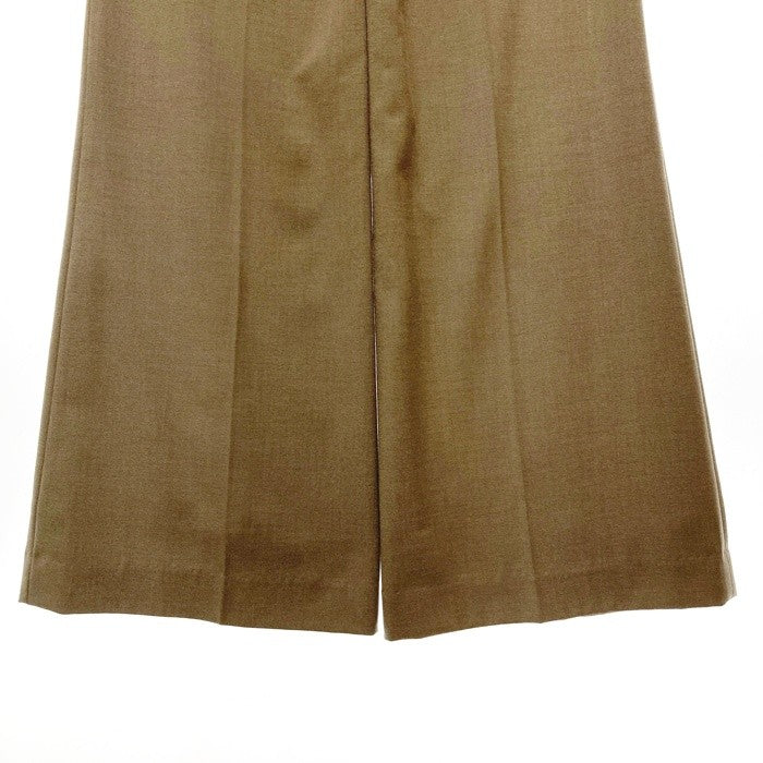 CLANE クラネ 11110-7112 SEMI WIDE TUCK PANTS タックパンツ ベージュ size1 瑞穂店