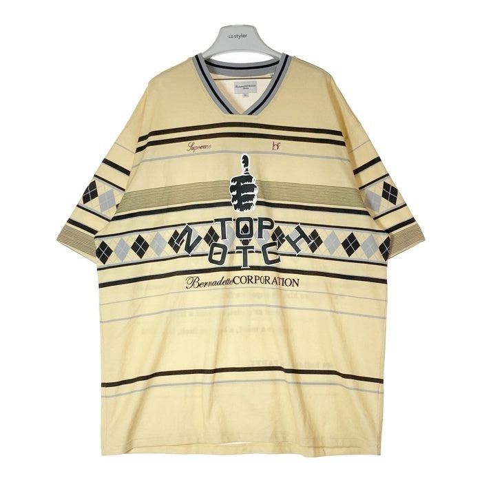 SUPREME シュプリーム × BERNADETTE CORPORATION バーナデット コーポレーション 23SS PIQUE SOCCER TOP ピケ サッカー トップ Tシャツ イエロー sizeXL 瑞穂店