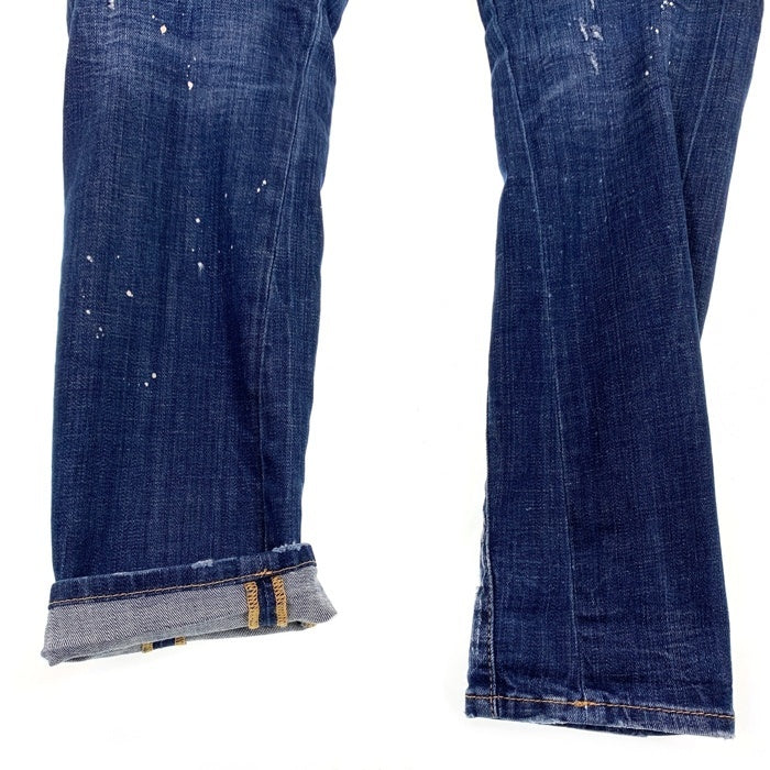 DSQUARED2 ディースクエアード Tidy Biker Jean ティディー バイカー ジーン ダメージ加工 デニムパンツ インディゴ Size 46 福生店