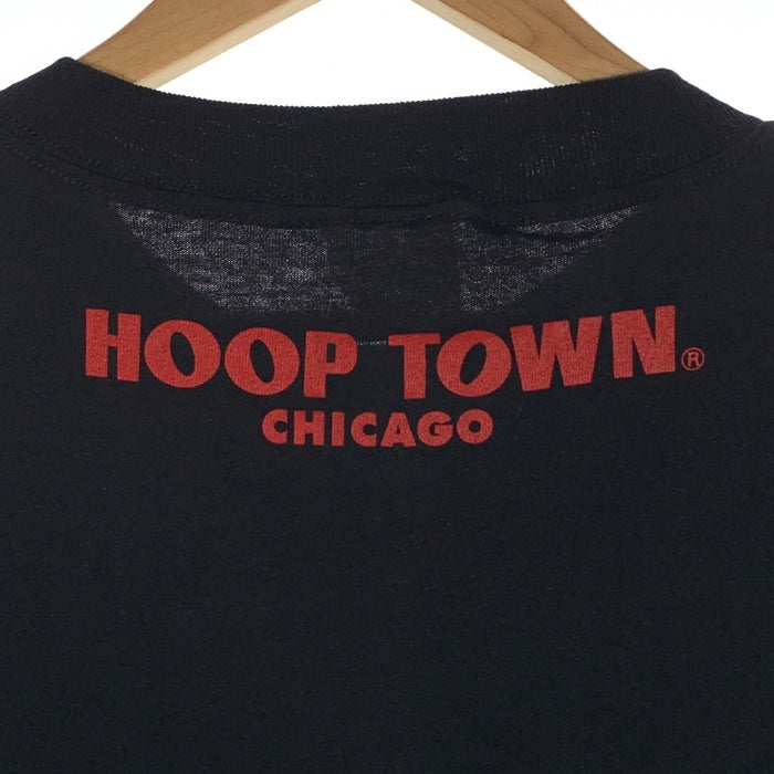 90-00's HOOP TOWN CHICAGO 23 マイケルジョーダン プリントTシャツ ブラック Size XL 福生店
