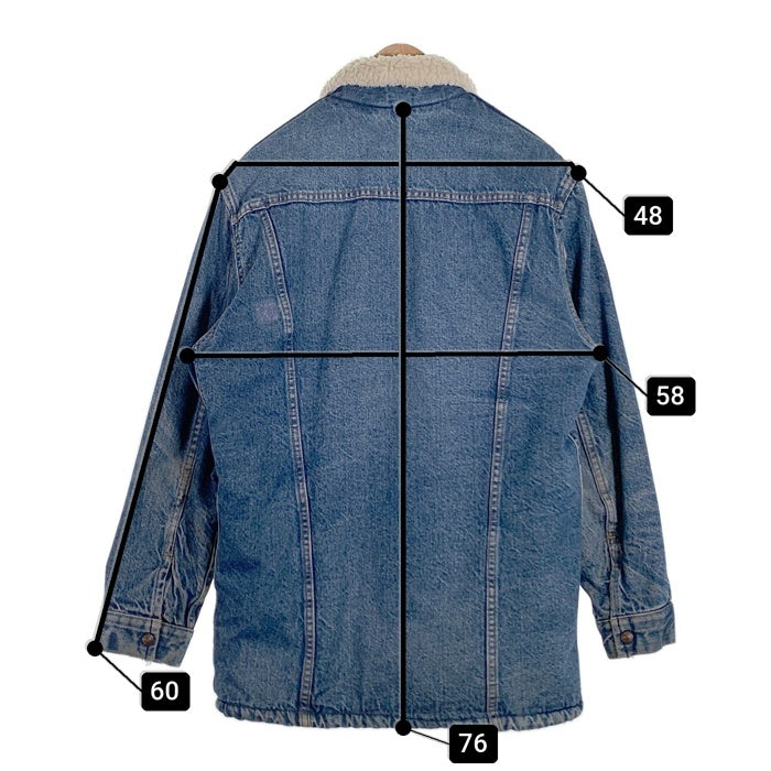 70’s Levi's リーバイス ランチコート デニム ボア スナップボタン ライトブルー Size L 福生店