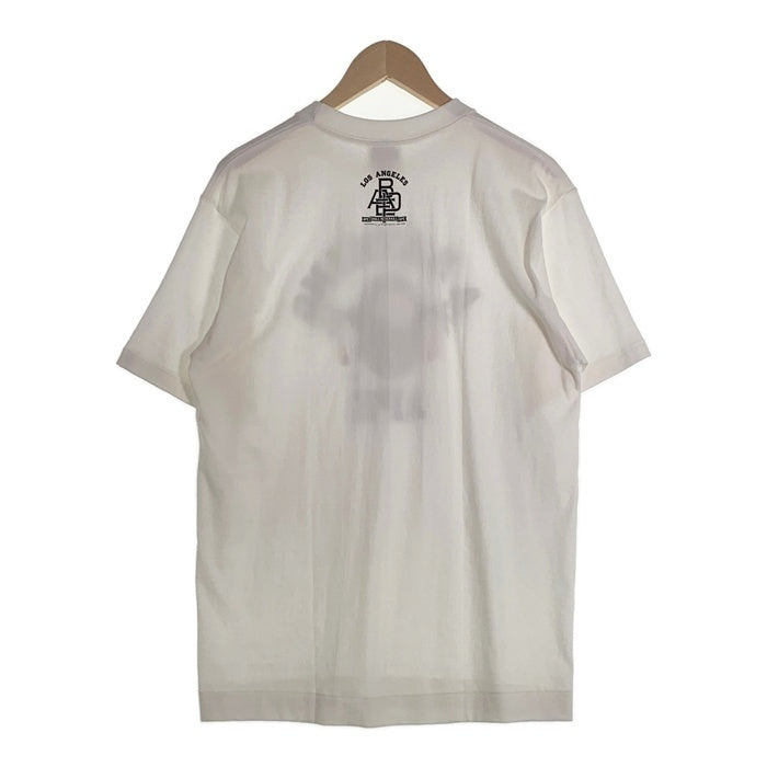 A BATHING APE アベイシングエイプ プリントTシャツ ホワイト 日本製 2008 ラインストーン Size M 福生店