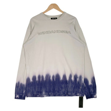 WIND AND SEA ウィンダンシー 23AW TIE DYE L/S TEE タイダイ ロングスリーブTシャツ グレー Size L 福生店