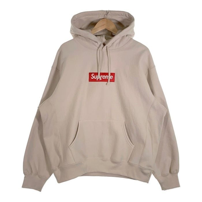 SUPREME シュプリーム 24AW Box Logo Hooded Sweatshirt ボックスロゴ プルオーバースウェットパーカー ストーン Size L 福生店