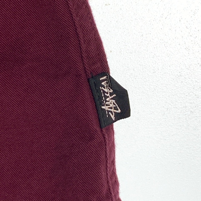 80-90's STUSSY ステューシー コットン 2タック ショートパンツ ボルドー USA製 黒タグ Size 30 福生店
