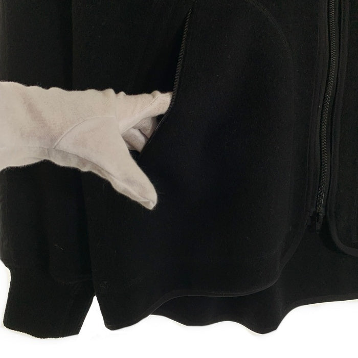 Y-3 ワイスリー Yohji Yamamoto ヨージ ヤマモト Adidas アディダス U LEOPARD FLEECE JACKET レオパード フリース ジャケット ブラック HN1969 Size M 福生店