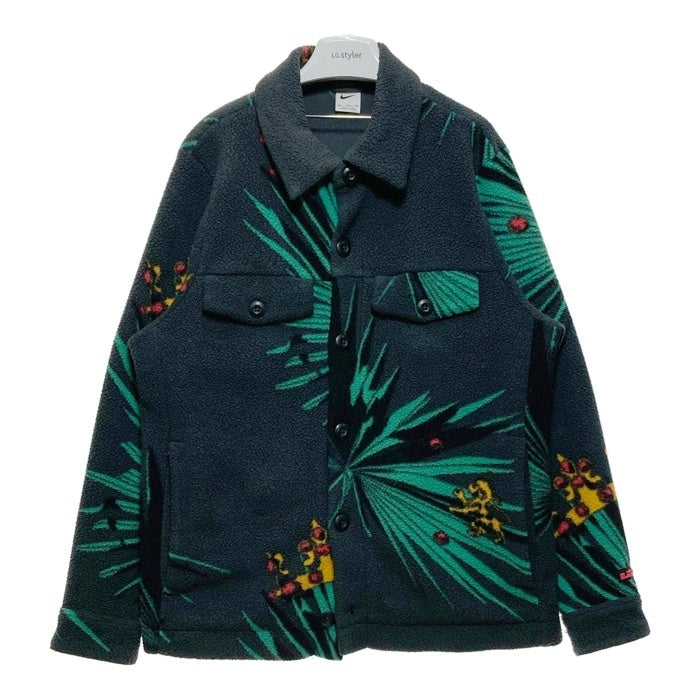 NIKE ナイキ シェルパ ボタンアップジャケット フリースシャツジャケット グレー DA6708-070 Size 2XL 瑞穂店