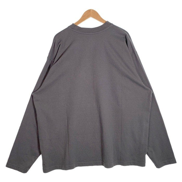 YZY GAP イージー ギャップ LONG SLEEVE T-SHIRT ロングスリーブTシャツ DGRY Size 2XL 福生店