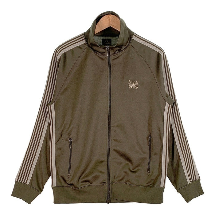 Needles ニードルズ TRACK JACKET Poly Smooth トラックジャケット ポリスムース オリーブ グレー Size M 福生店