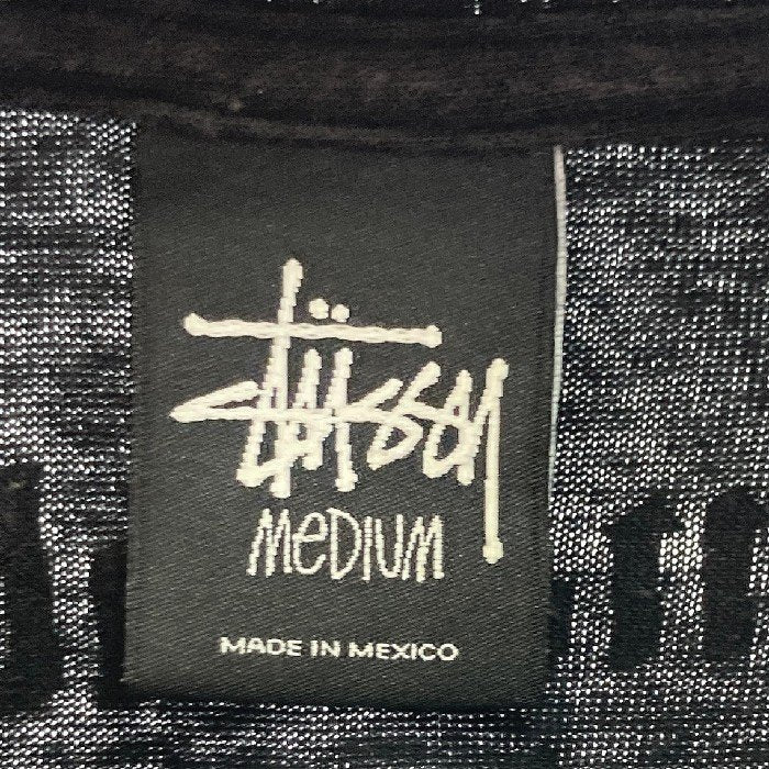 STUSSY ステューシー × Medicine Show プリント Tシャツ ブラック sizeM 瑞穂店