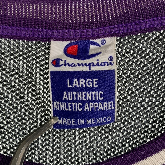 Champion チャンピオン Sacramento Kings サクラメント キングス Jason Williams ジェイソン ウイリアムス タンクトップ ブラック パープル メキシコ製 SIze L 福生店