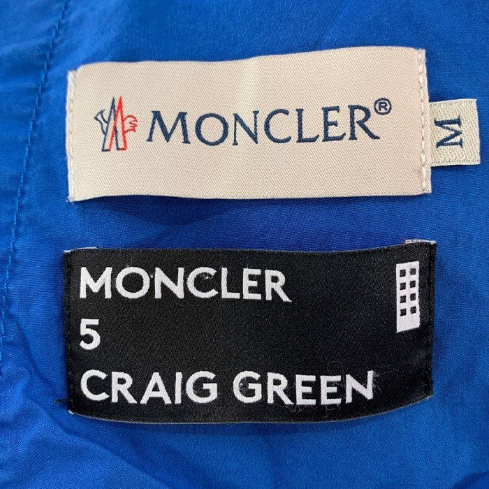 MONCLER モンクレール ジーニアス 5 CRAIG GREEN クレイググリーン TROUSERS コットン トラウザー ジョガーパンツ ブルー 薄手 18年 Size M 福生店