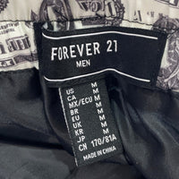 Forever21 フォーエバー21 1ドル紙幣 総柄プリント イージーパンツ ポリエステル Size M 福生店