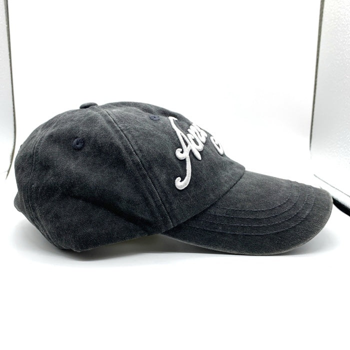 Acne Studios アクネストゥディオズ 24SS Logo Cap 刺繡ロゴ アジャスタブルキャップ フェイデッドブラック FN-UX-HATS000240 福生店