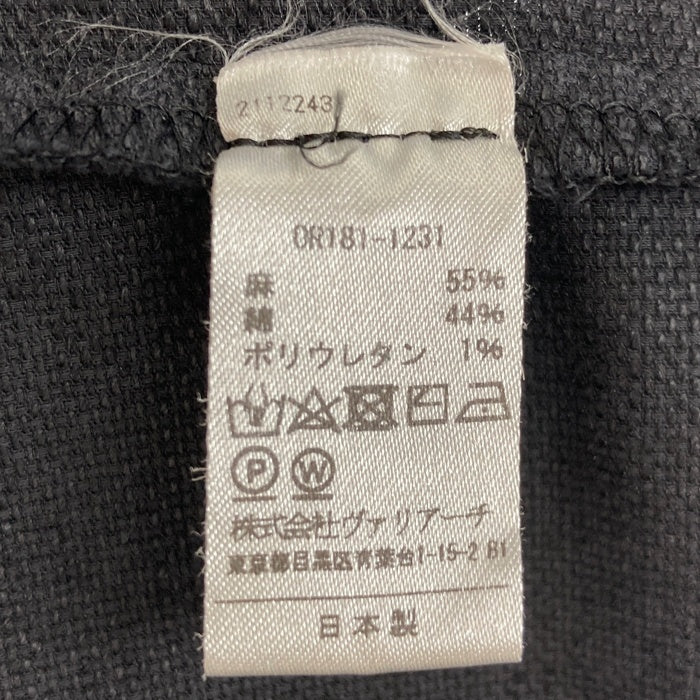 OURET オーレット コットンリネン ジャケット ブラック size1 瑞穂店