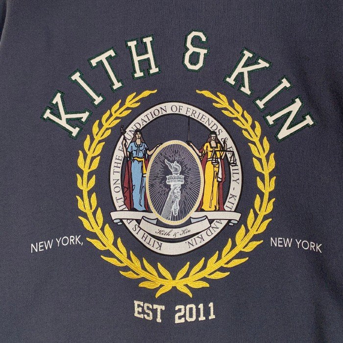 KITH キス 23SS KITH＆KIN Vintage Crewneck スウェットトレーナー ネイビー Size S 福生店