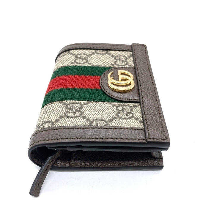 Gucci グッチ オフィディア GGスプリーム 二つ折り財布 ウォレット 323155 0416 ブラウン 瑞穂店