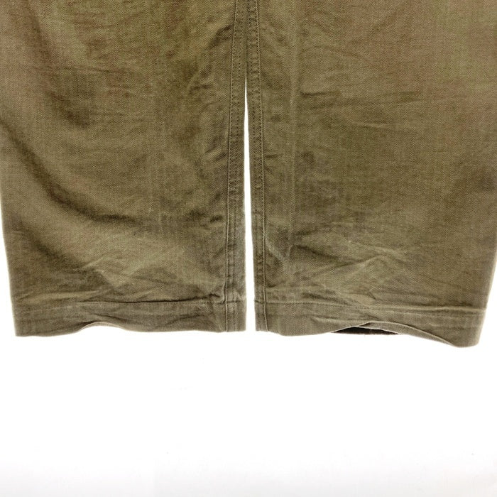 PAY DAY ペイデイ PD-EX01PT ハンバーガータグ 復刻 ヘリンボーン ワークパンツ カーキ size34 瑞穂店