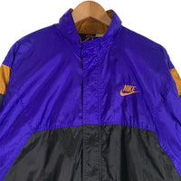 90’s NIKE ナイキ CROSS TRAINING リップストップ ナイロンジャケット パープル ブラック Size M 相当 福生店