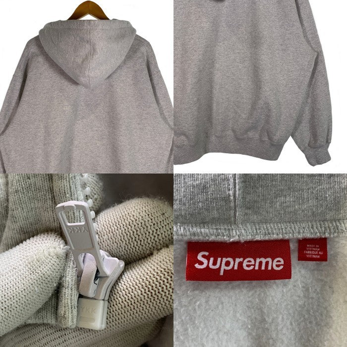 SUPREME シュプリーム 24AW Work Zip Up Hooded Sweatshirt ワーク ジップアップ スウェットパーカー アッシュグレー Size L 福生店