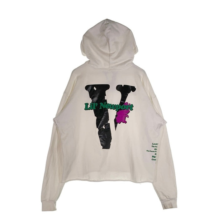 VLONE ヴィーロン Yams Day Lil Newport Hoodie プルオーバー スウェットパーカー ホワイト Size L 福生店