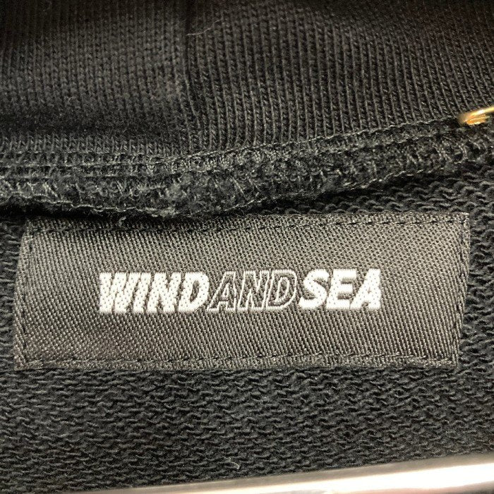 WIND AND SEA ウインダンシー  WDS-SEA-21A-01 21AW SEA HOODIE パーカー ブラック sizeM 瑞穂店