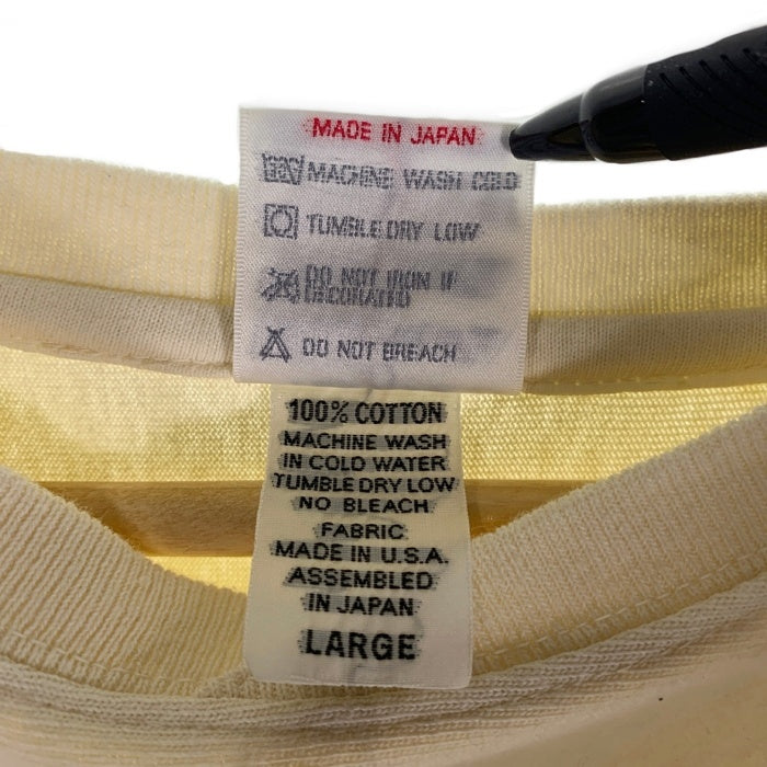 WALLA WALLA SPORTS ワラワラ スポーツ FOOTBALL SHIRTS ナンバリング フットボールシャツ 五分袖 生成り Size L 福生店
