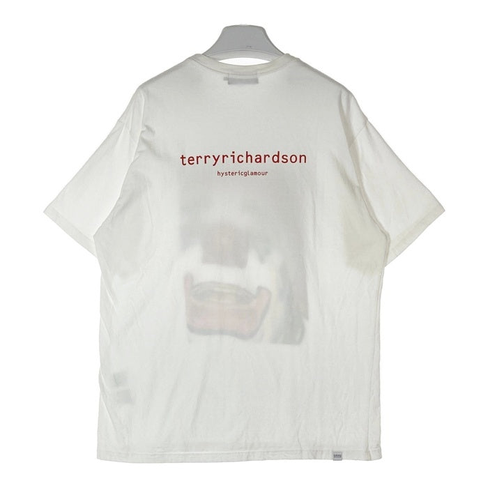 HYSTERIC GLAMOUR ヒステリックグラマー 02241CT51 TERRY RICHARDSON テリー・リチャードソン Tシャツ ホワイト sizeXL 瑞穂店