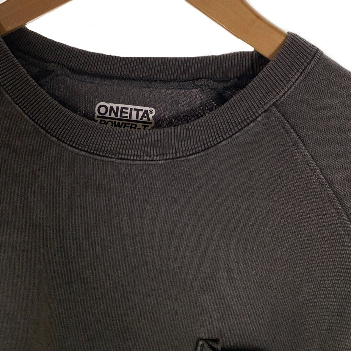 ONEITA オニータ POWER-T パワーティー スーパーヘビーウェイト 13oz Tシャツ ブラック ラグラン ポケット 2322-004ON Size L 福生店