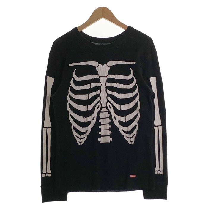 SUPREME シュプリーム Hanes ヘインズ 25AW Bones Thermal Crew ボーンズ サーマル クルー 長袖 Tシャツ ロンT ブラック Size L 福生店