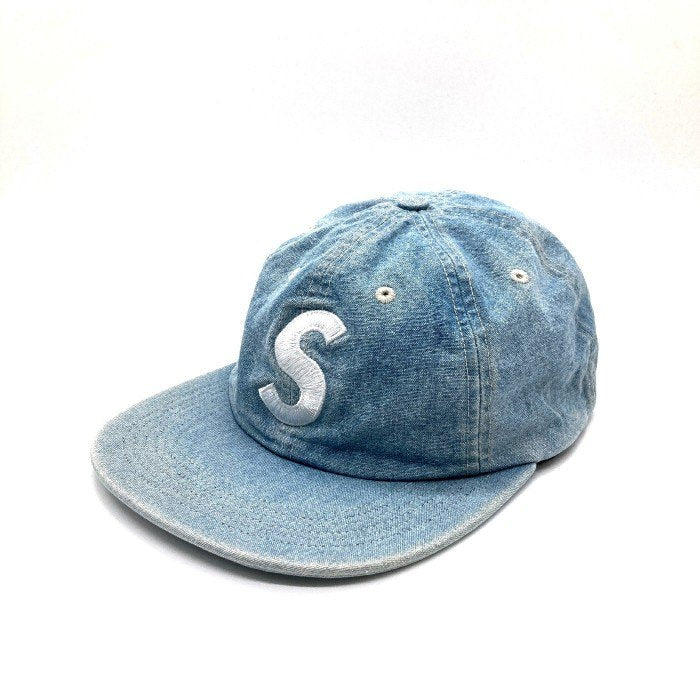 Supreme シュプリーム Washed Chambray S Logo 6-Panel キャップ ライトブルー 瑞穂店