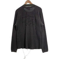 STUSSY ステューシー 24AW Raglan Thermal Basic Stock サーマル ロンT ロングスリーブ 長袖 Tシャツ チャコール Size M 福生店